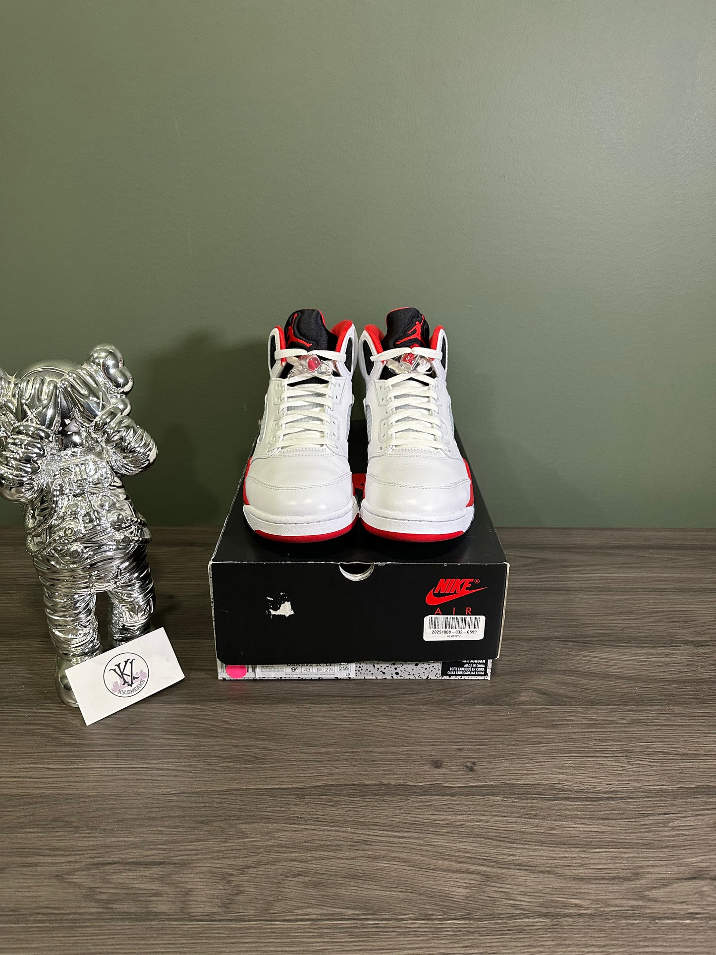 Jordan 5 Fire Red Black Tongue 2025