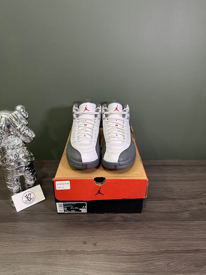 Jordan 12 White Dark Grey