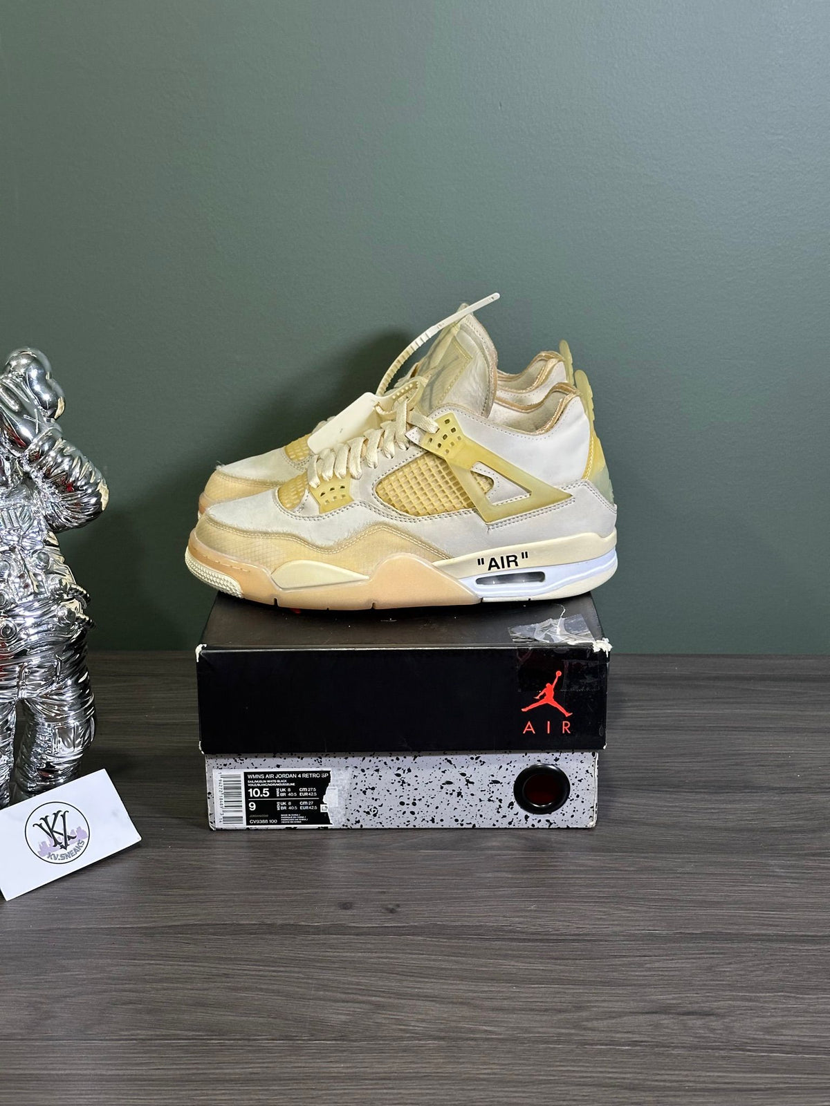 Jordan 4 Retro Off-White Sail (Women's)