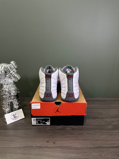 Jordan 12 White Dark Grey
