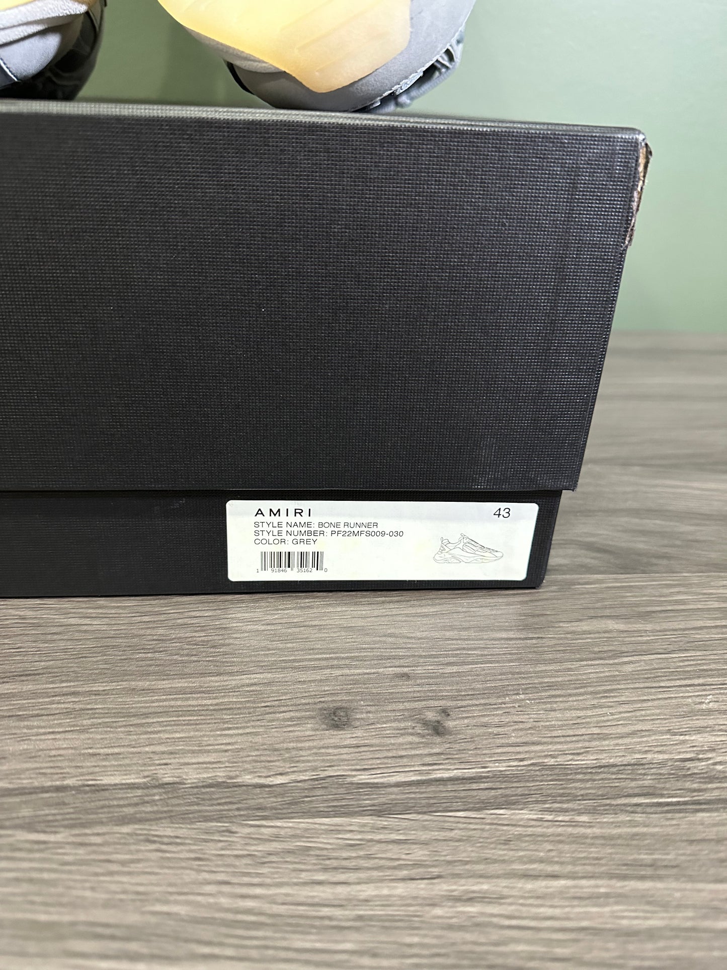 Amiri Bone Runner Grey White