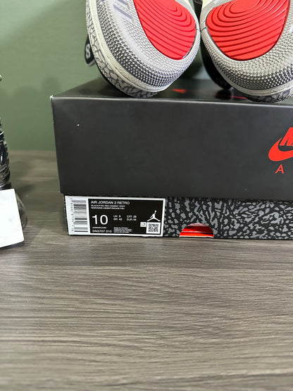 Jordan 3 Black Cement 2024