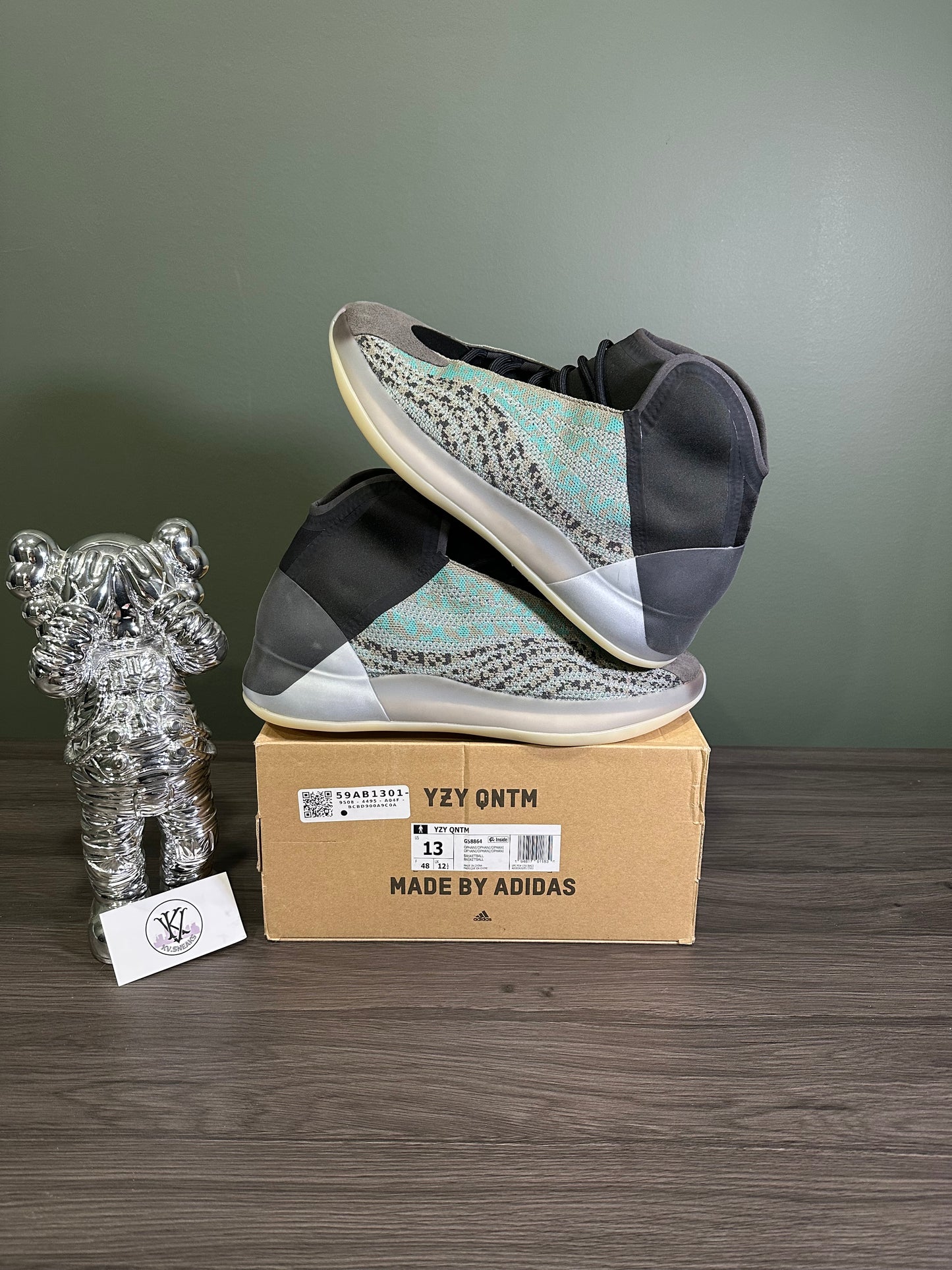Yeezy QNTM Teal Blue