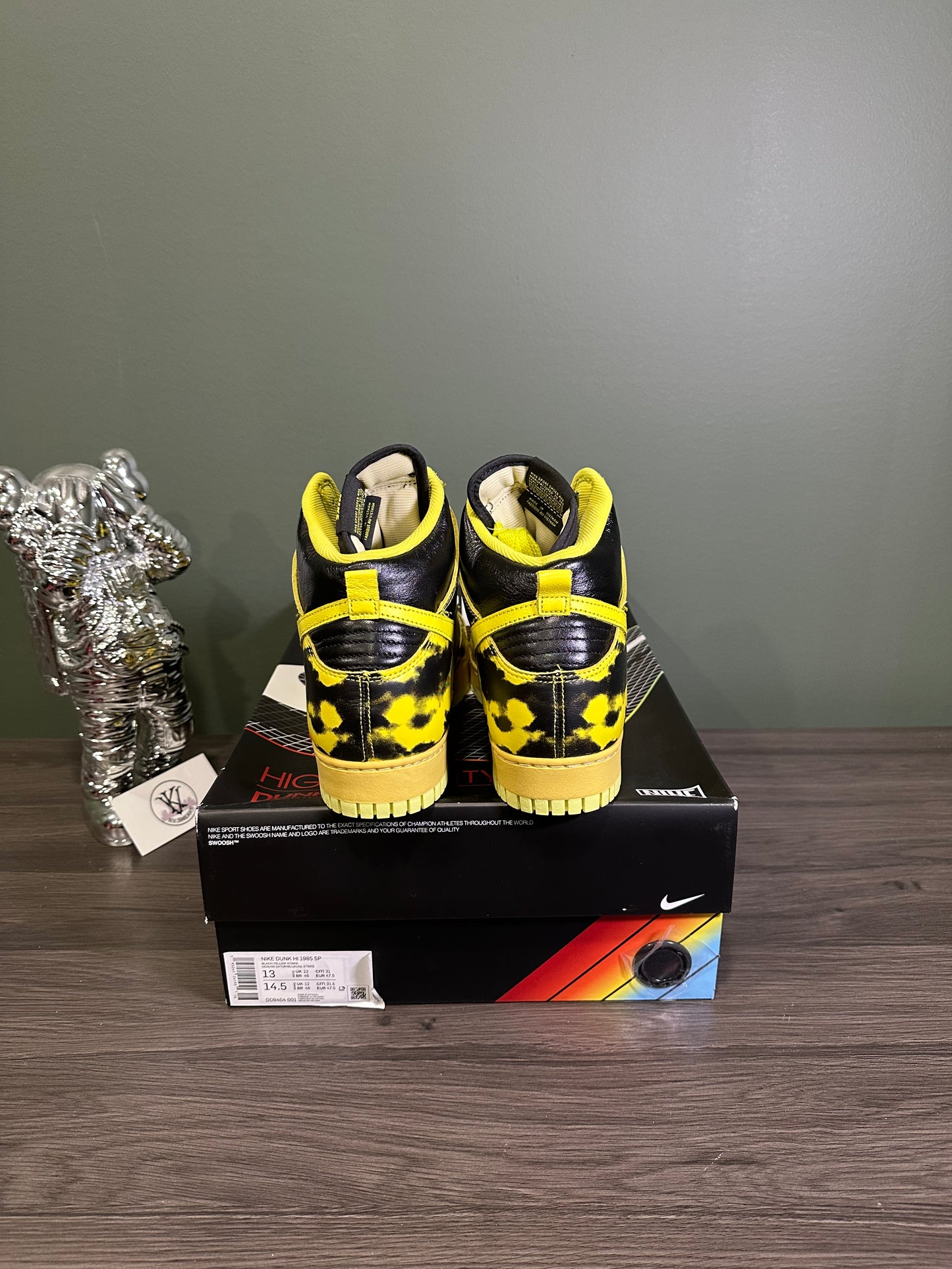 Dunk High 1985 Yellow Acid Wash