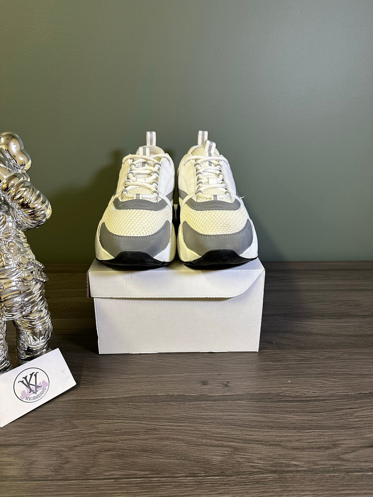 Dior B22 White Silver