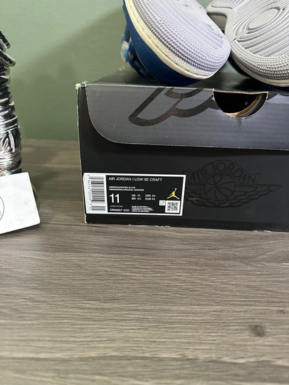 Jordan 1 Low SE Craft Obsidian French Blue