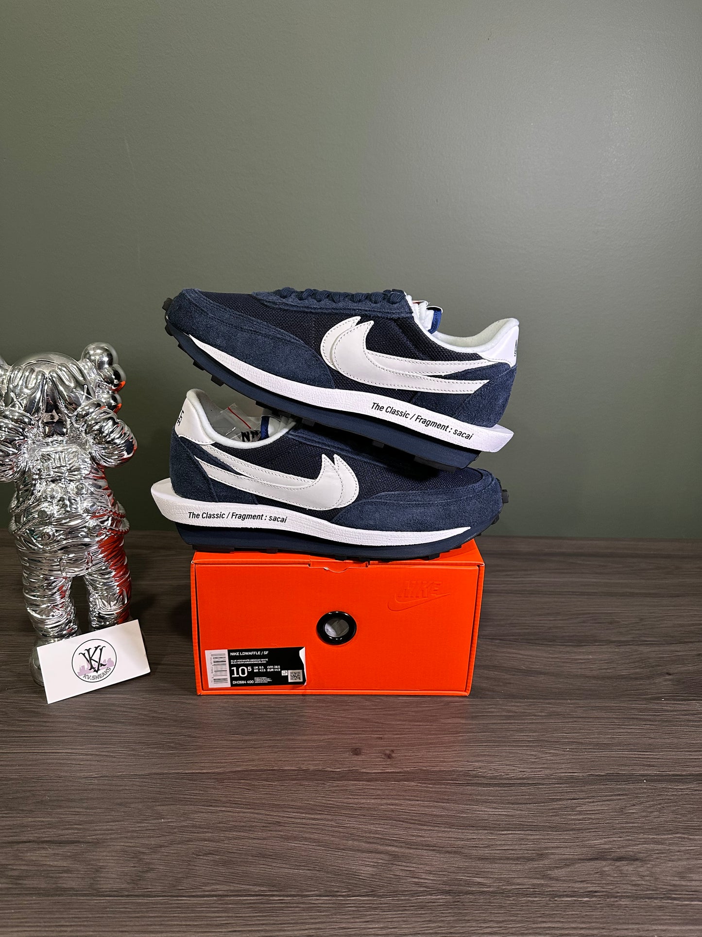 Nike LD Waffle Sacai Fragment Blue Void