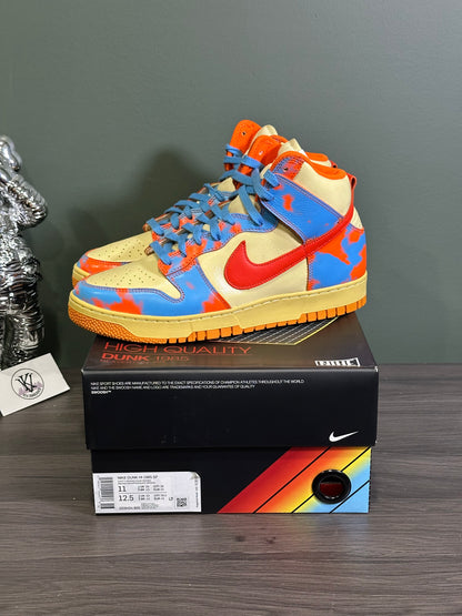 Dunk High 1985 Red Acid Wash