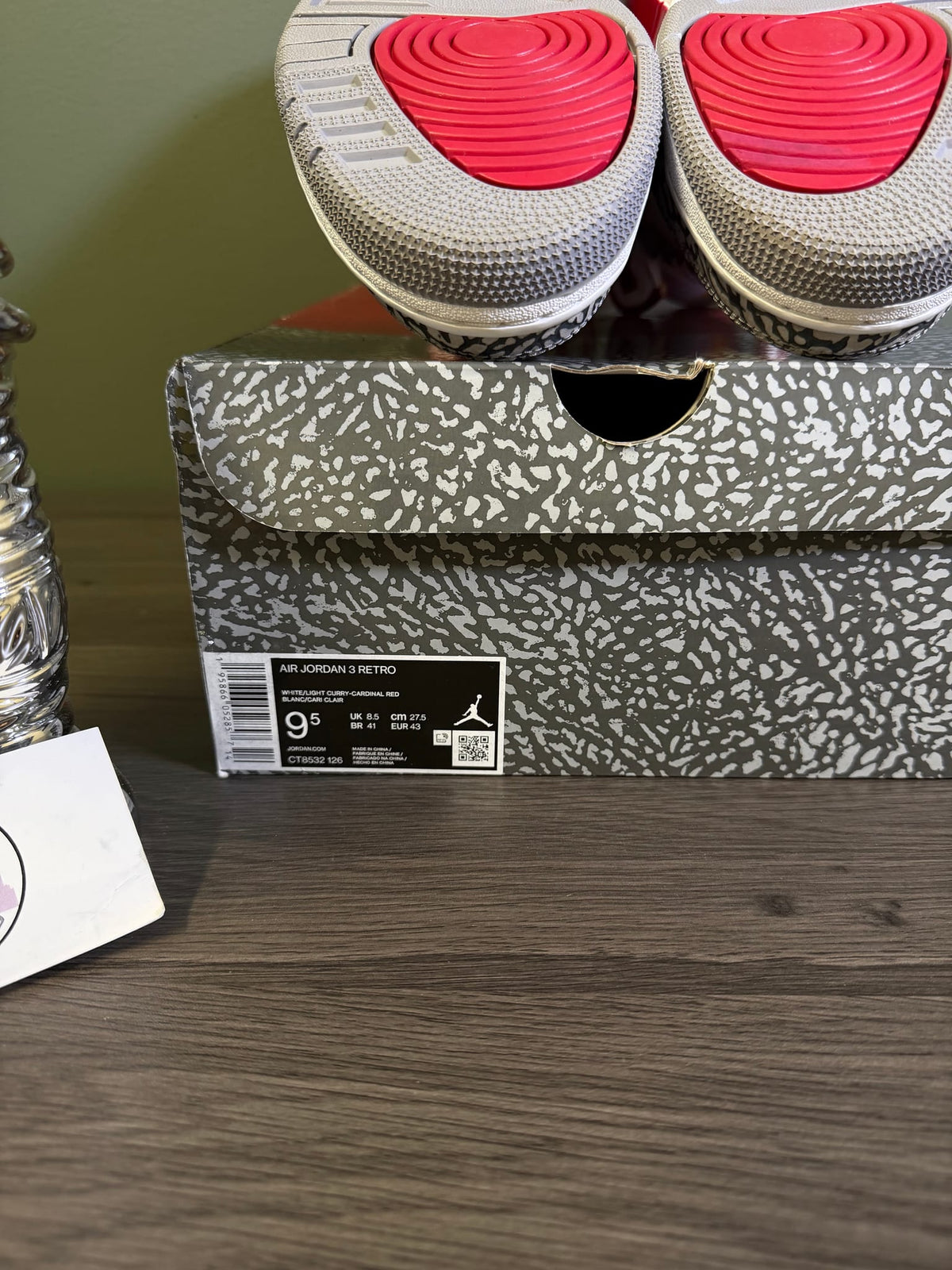 Jordan 3 Retro Cardinal Red