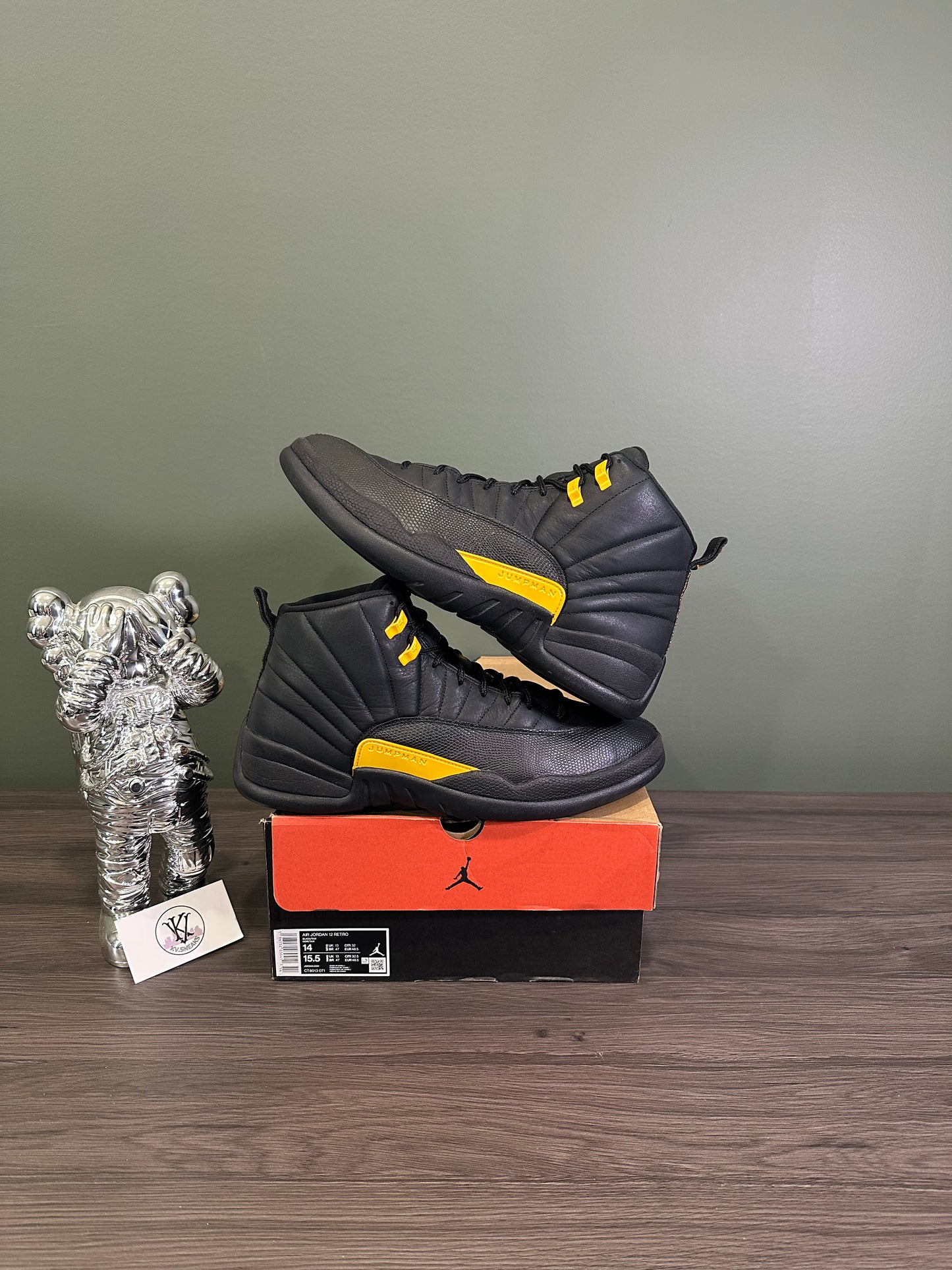 Jordan 12 Black Taxi