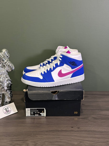 Jordan 1 Mid Hyper Royal Hyper Violet