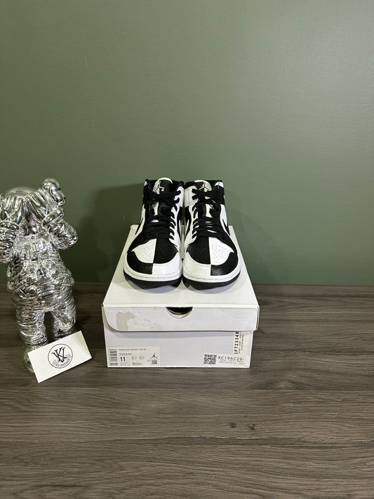 Jordan 1 Mid Split Black White