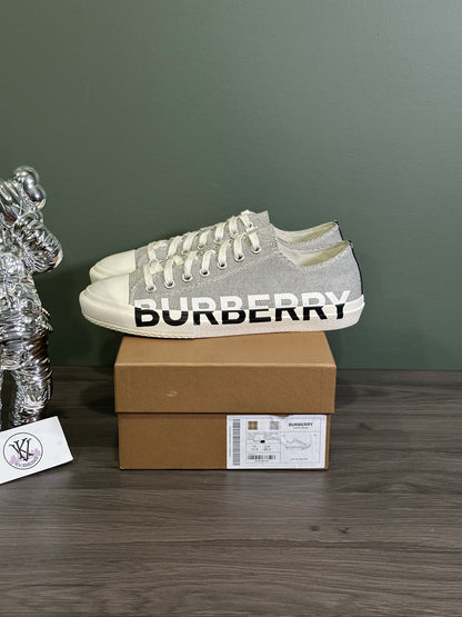 Burberry Logo Print Cotton Canvas
