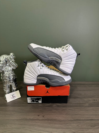 Jordan 12 White Dark Grey