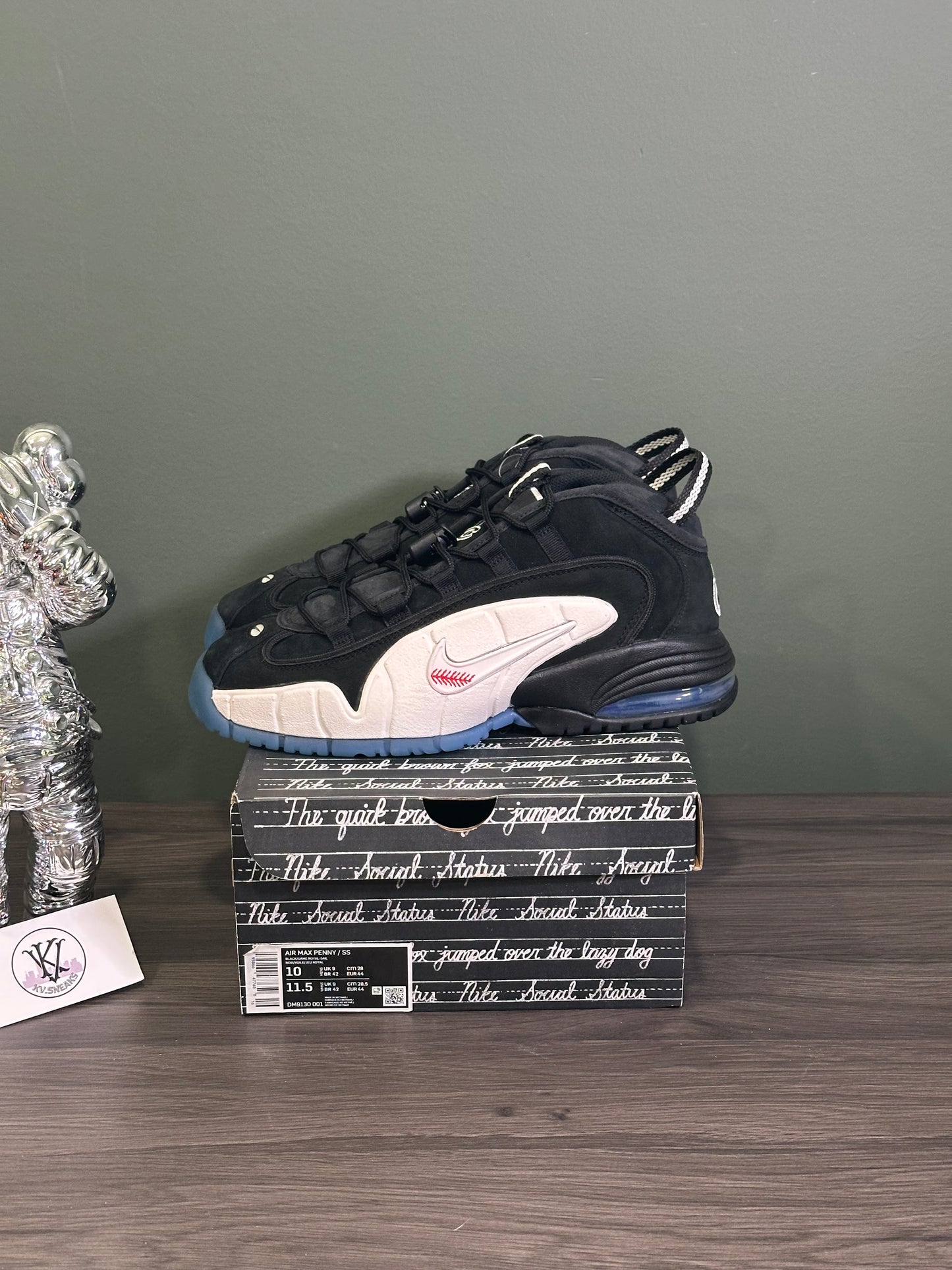 Air Max Penny 1 Social Status Black
