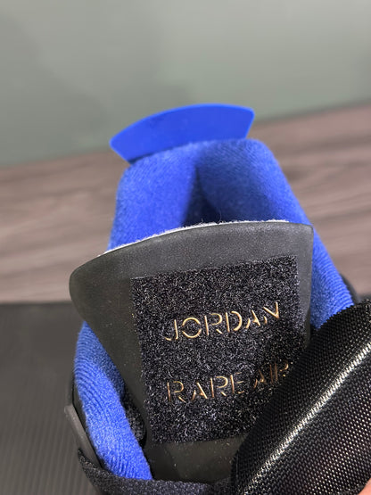 Jordan 4 Rare Air Gold Lettering
