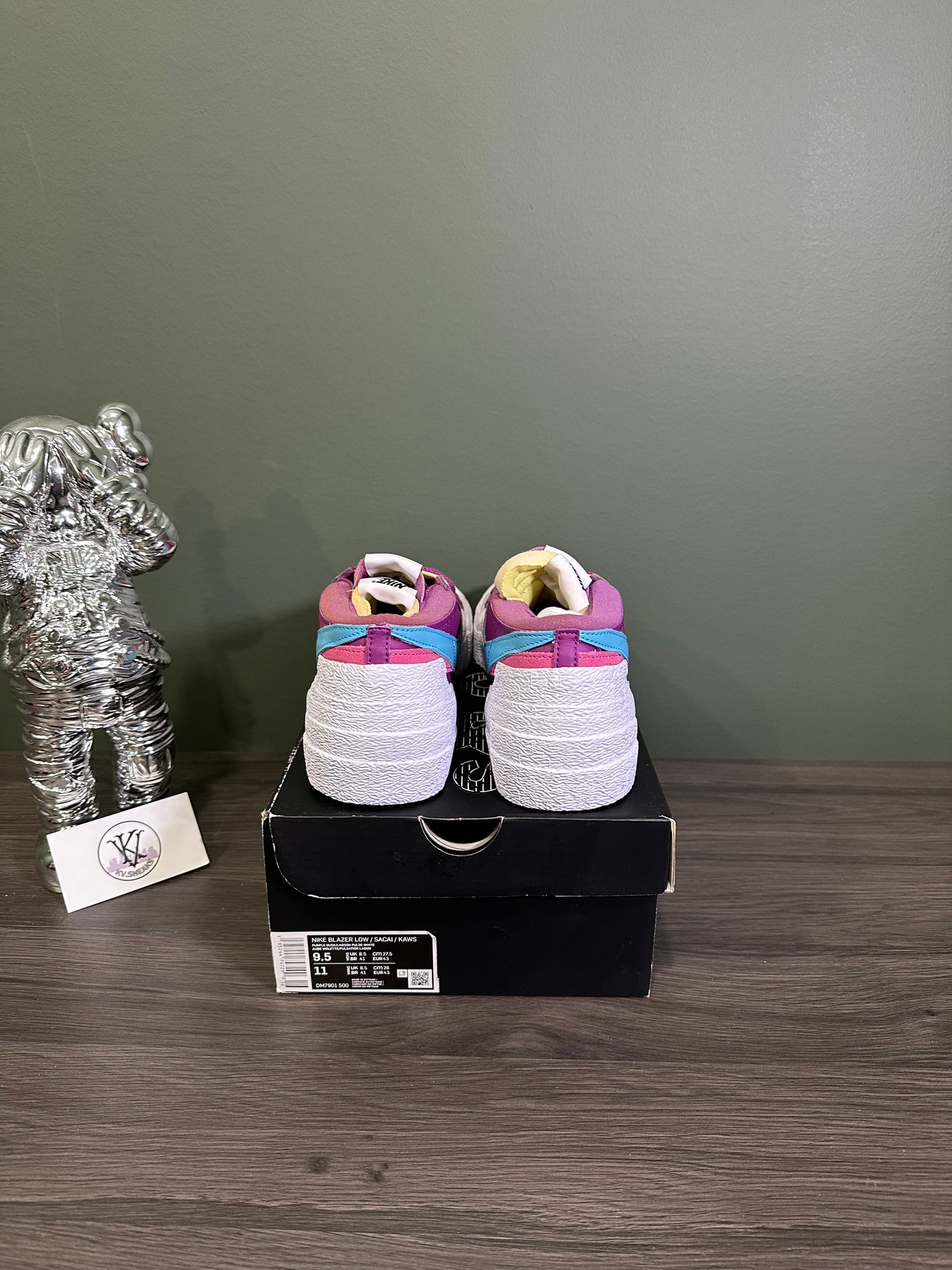 Nike Blazer Low Sacai Kaws Purple Dusk