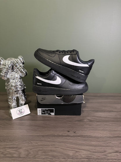 Air Force 1 Supreme Black White