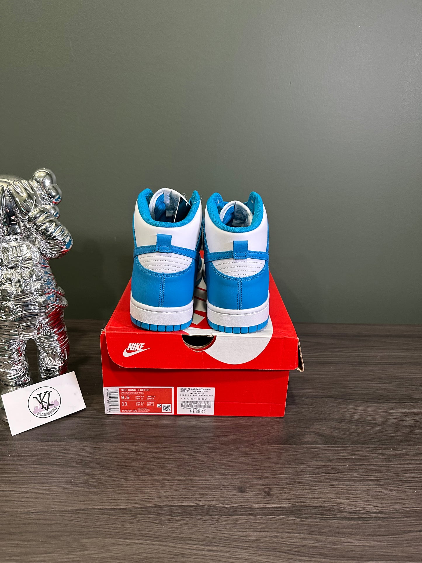 Dunk High Laser Blue