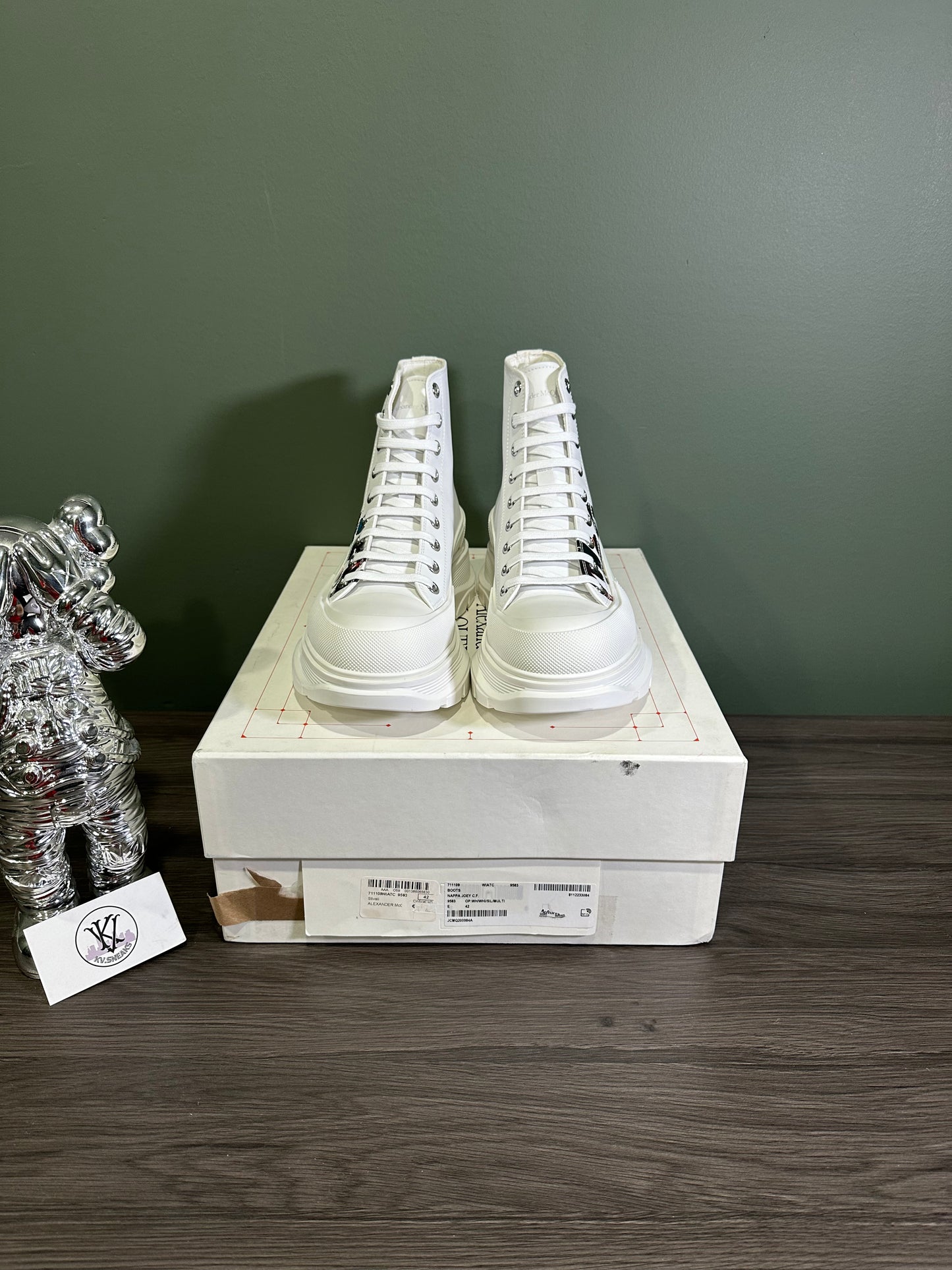 Alexander McQueen Tread Slick Boot Graffiti