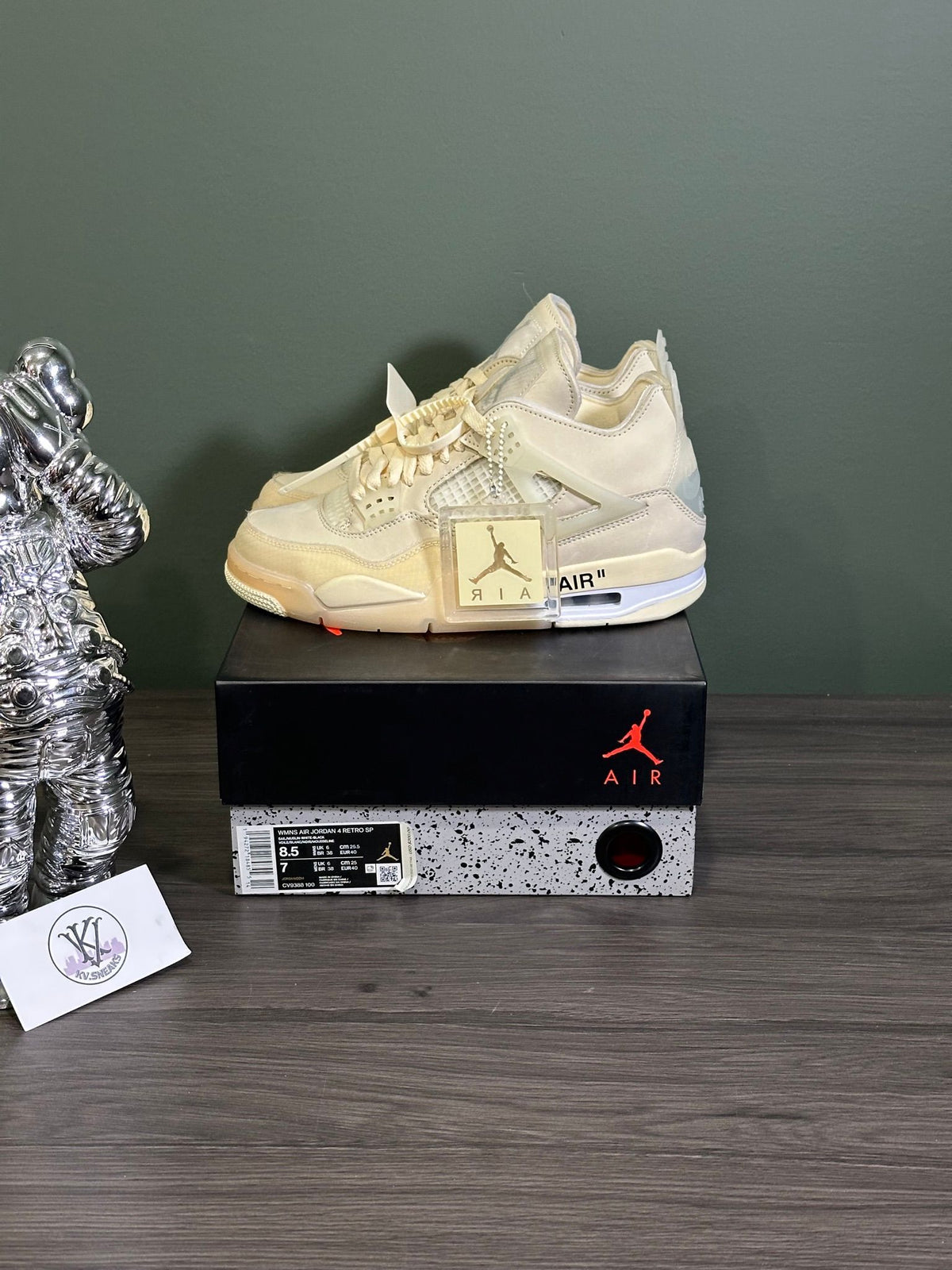 Jordan 4 Retro Off-White Sail (Women's)