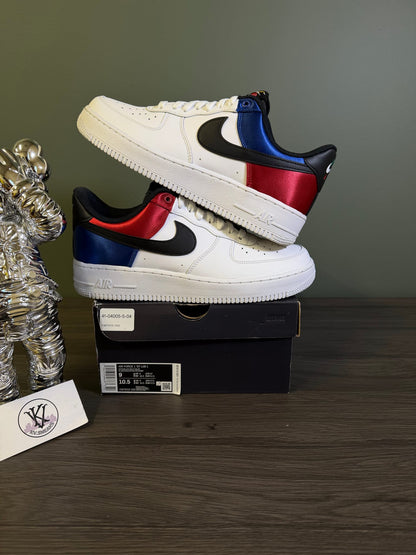 Nike Air Force 1 Low '07 LV8 Unite White Red Blue Satin