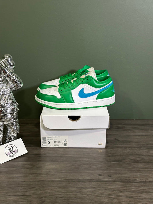 Jordan 1 Low Lucky Green Aquatone (Women's)
