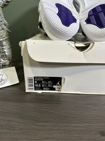 Jordan 4 Metallic Purple