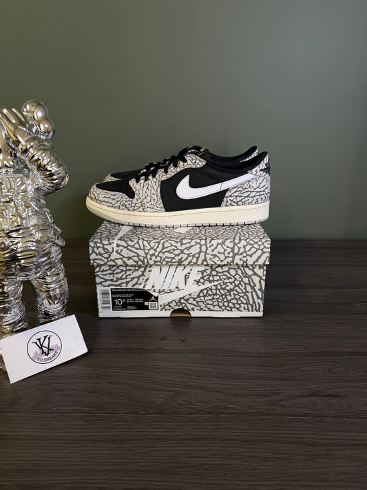 Jordan 1 Retro Low OG Black Cement