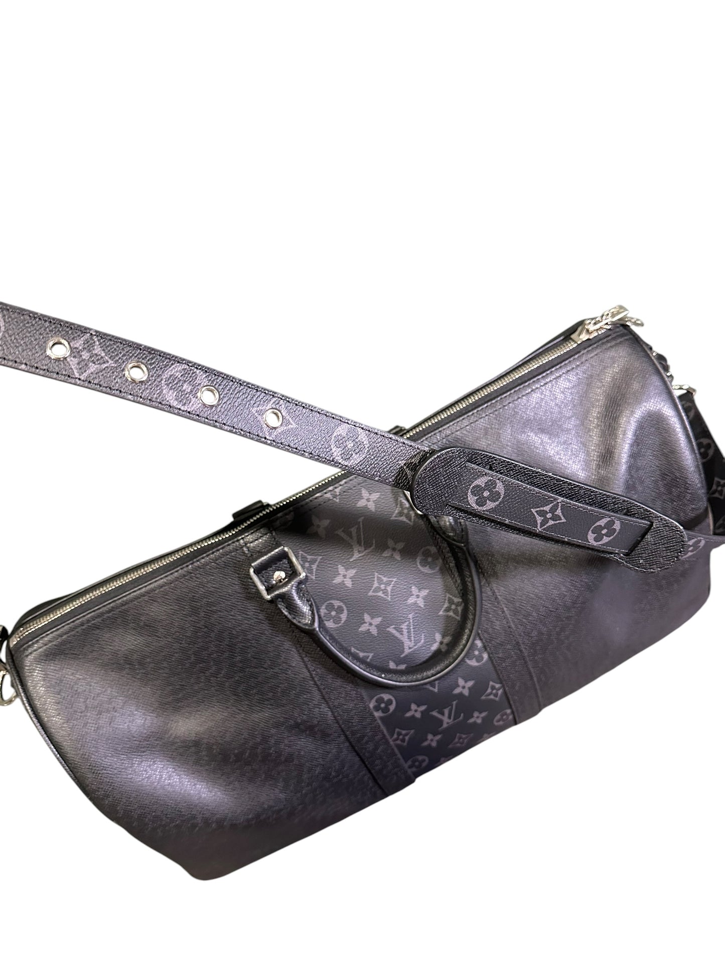 LOUIS VUITTON KEEPALL BANDOULIERE BAG MONOGRAM TAIGARAMA 50