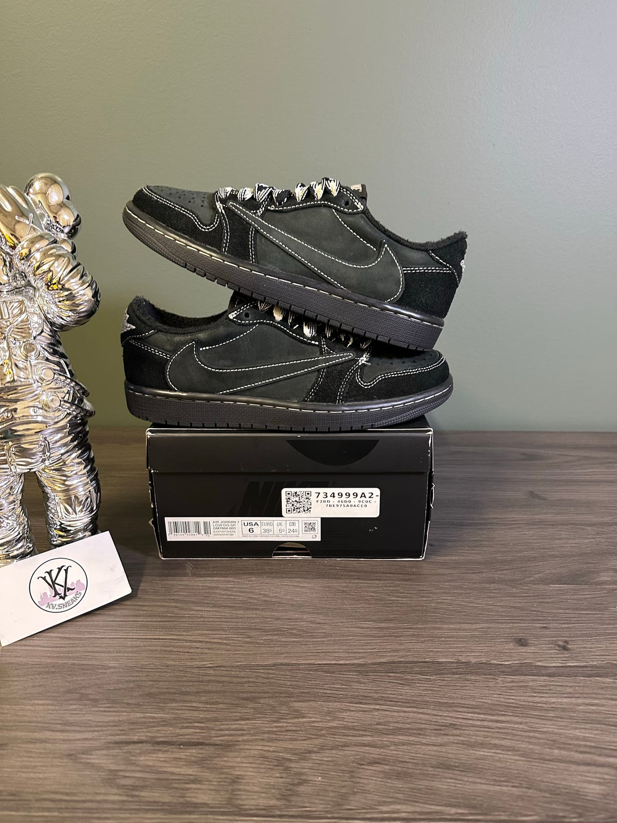 Jordan 1 Retro Low OG SP Travis Scott Black Phantom