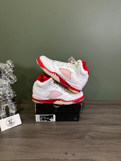 Jordan 5 White Pink Red (GS)