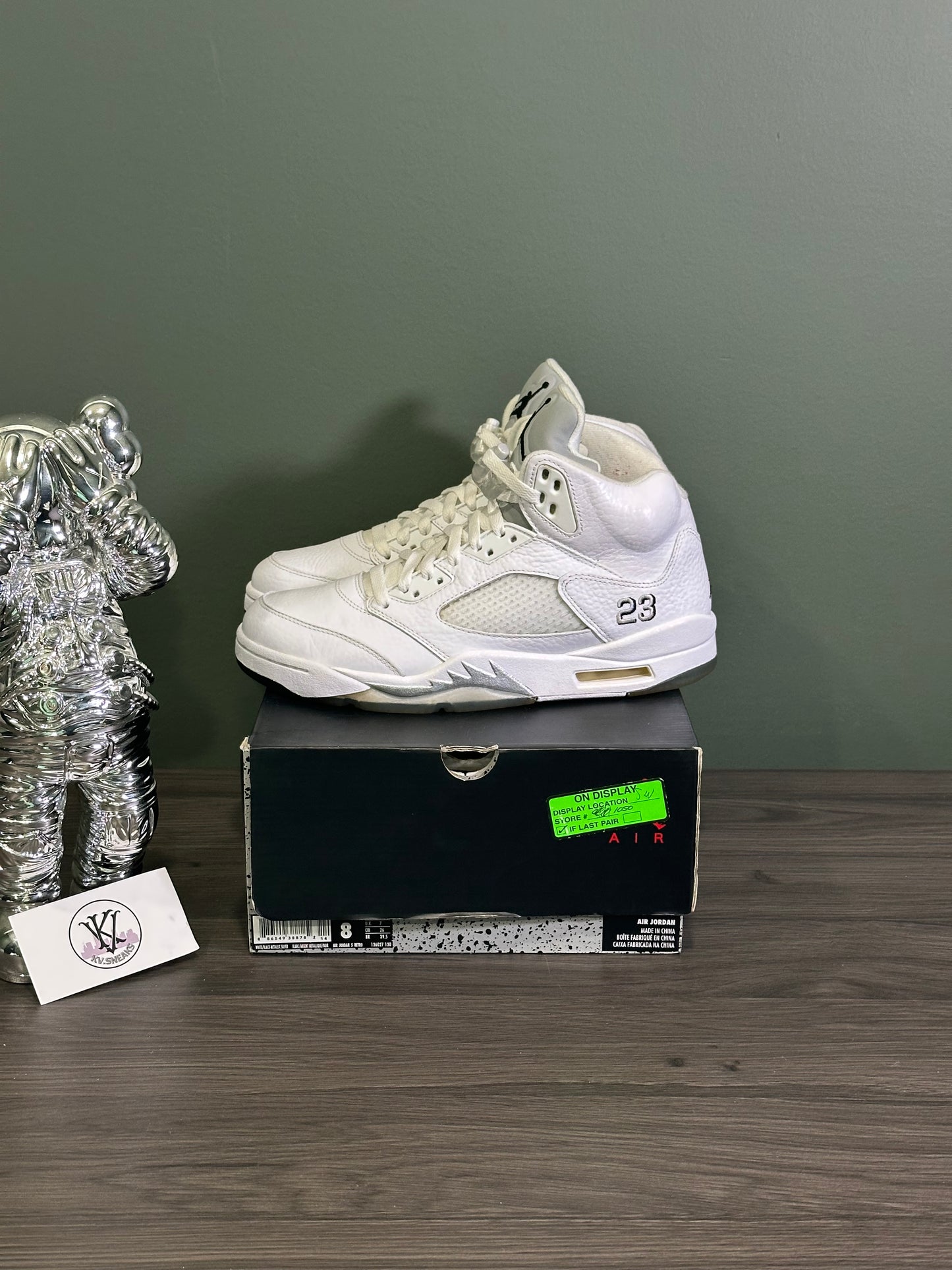 Jordan 5 Metallic White 2015