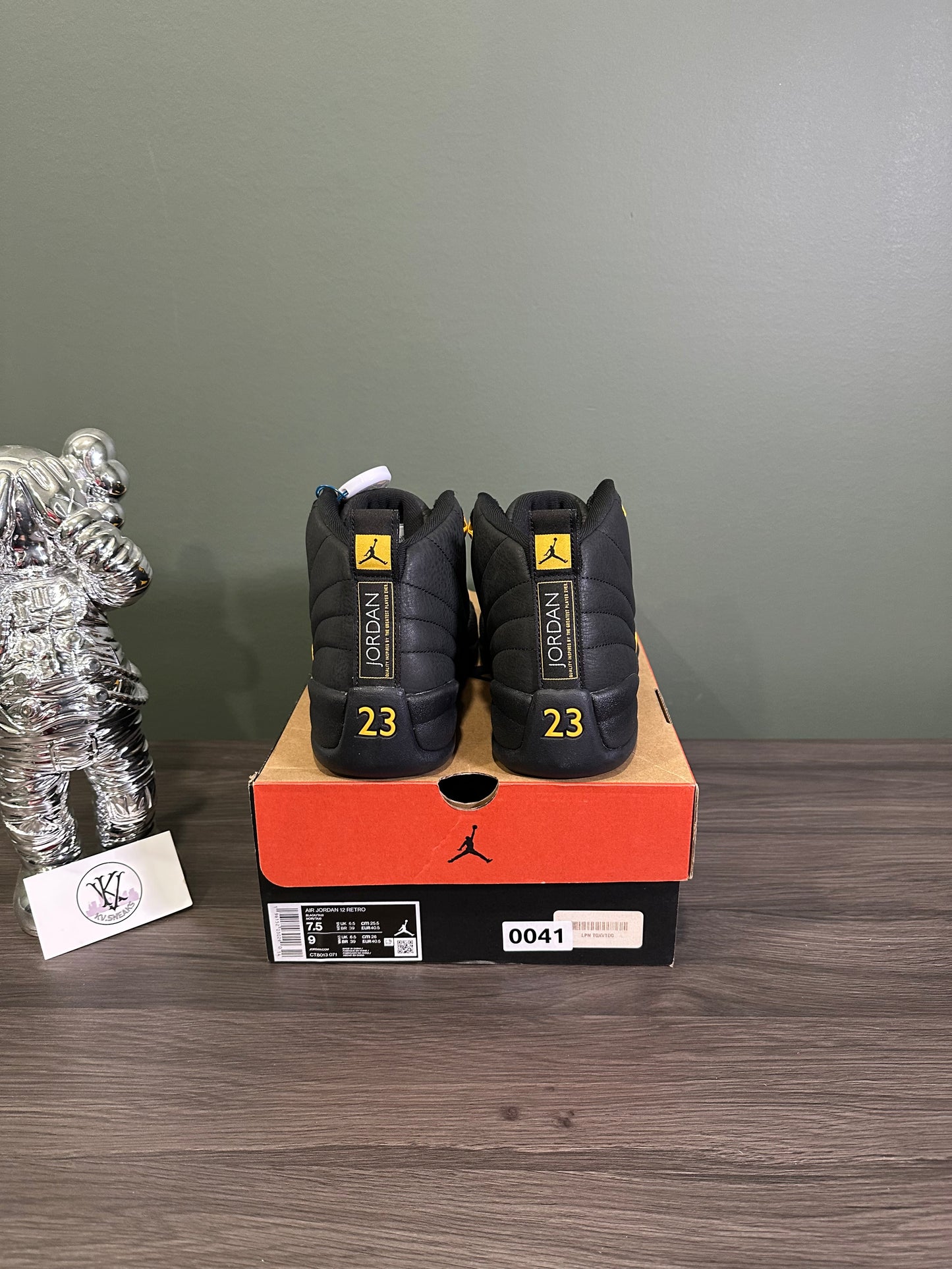 Jordan 12 Black Taxi