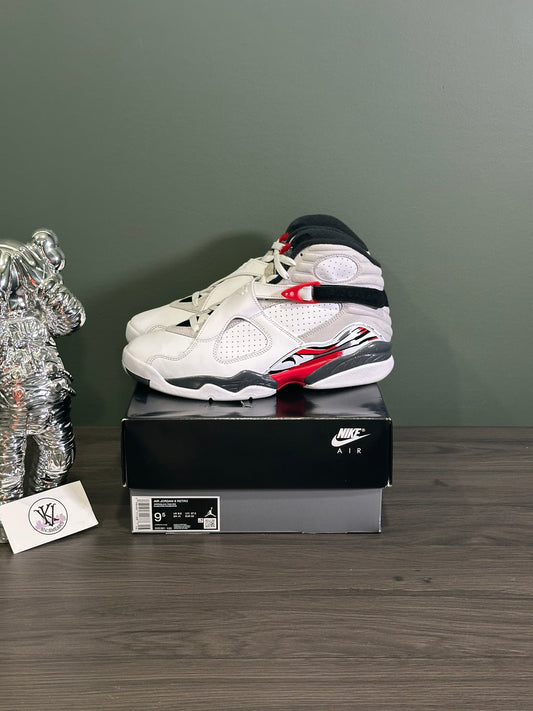 Jordan 8 White True Red 2025