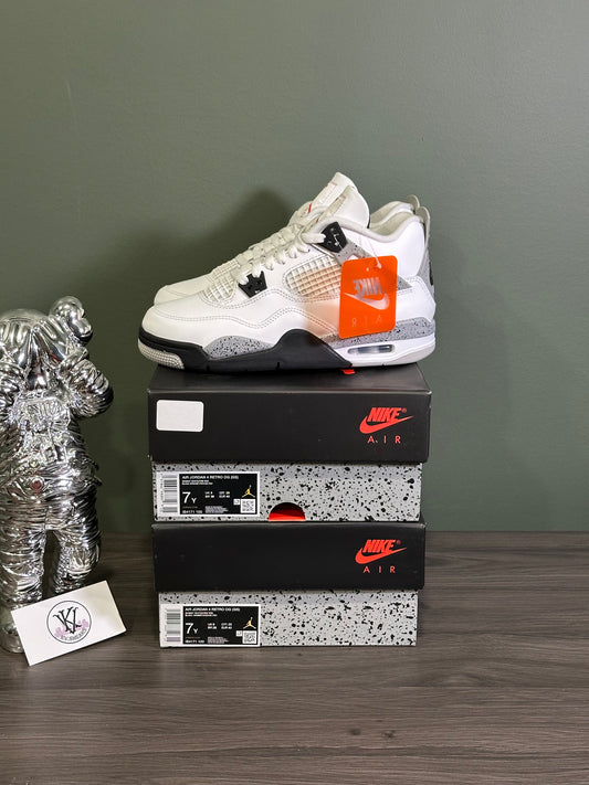 Jordan 4 White Cement 2025 (GS)
