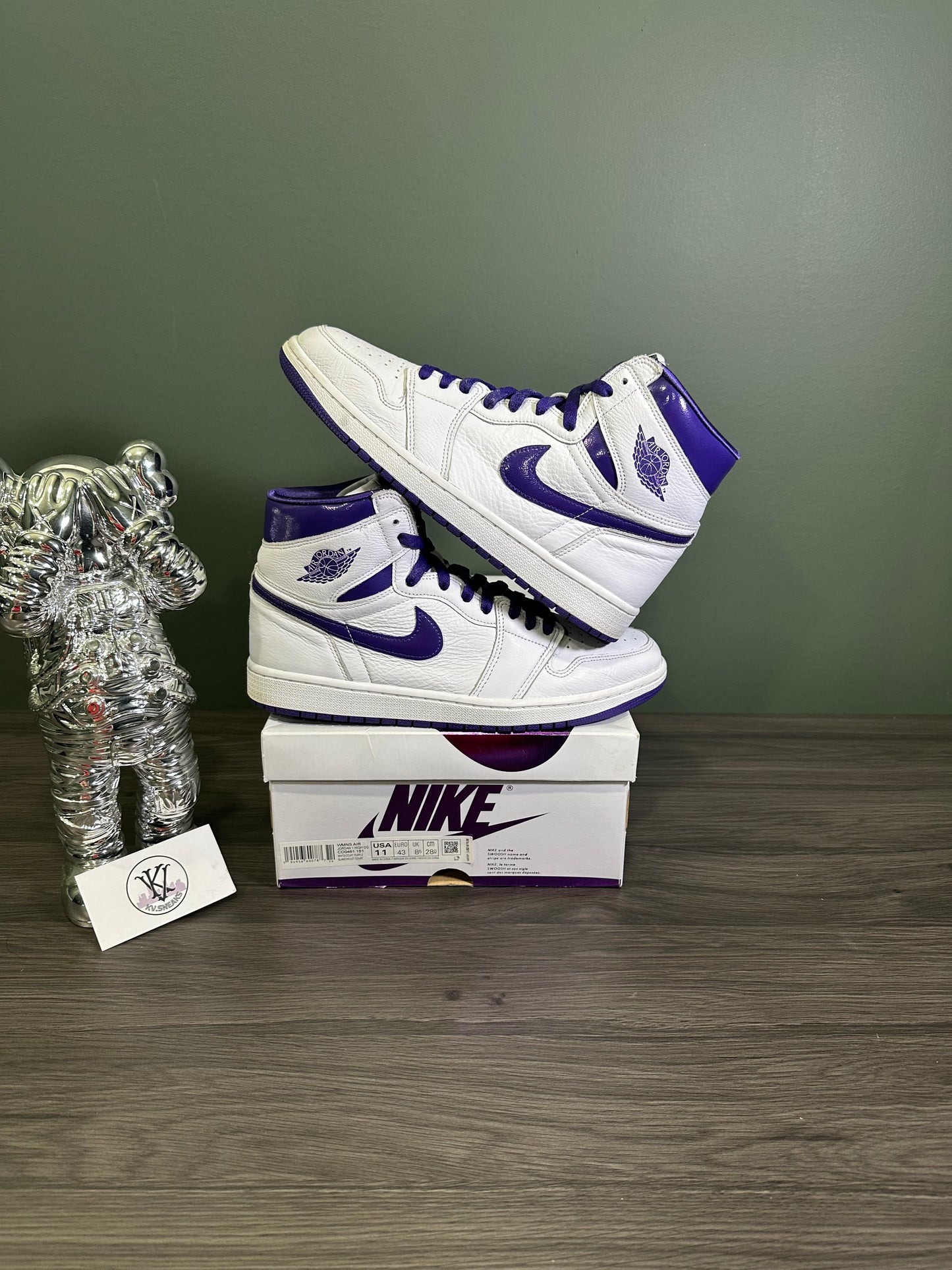Jordan 1 High Court Purple