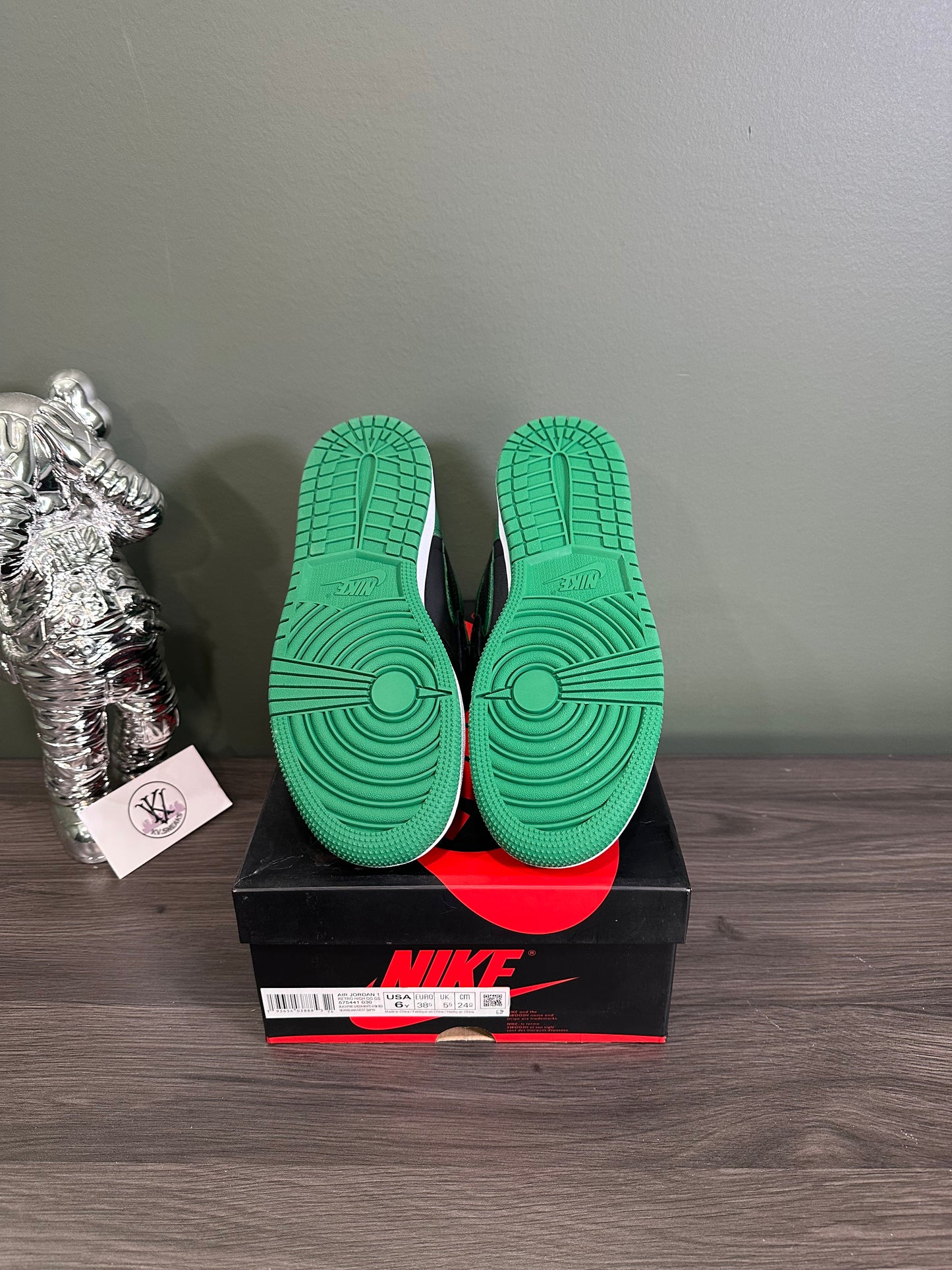 Jordan 1 High Pine Green Black (GS)