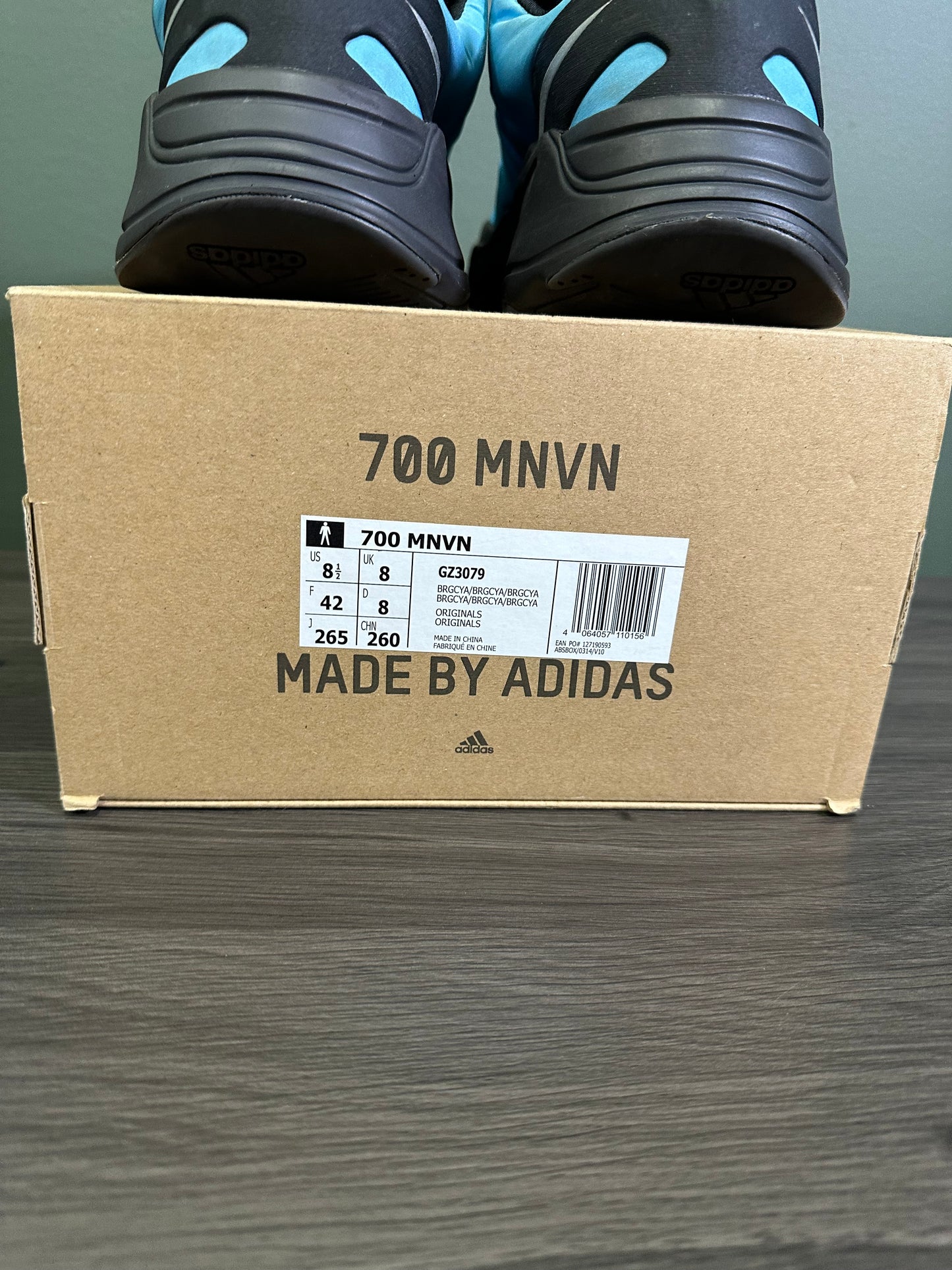 Yeezy 700 MNVN Bright Cyan