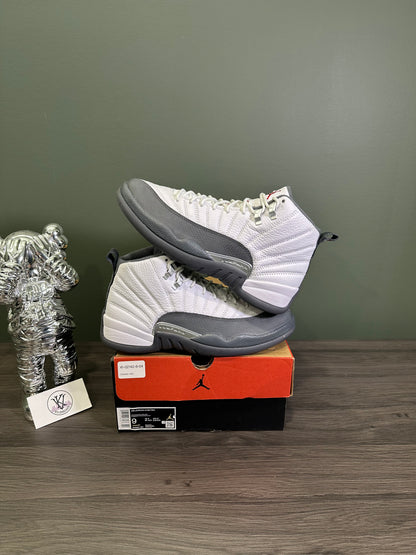 Jordan 12 White Dark Grey