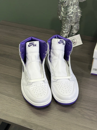 Jordan 1 Court Purple