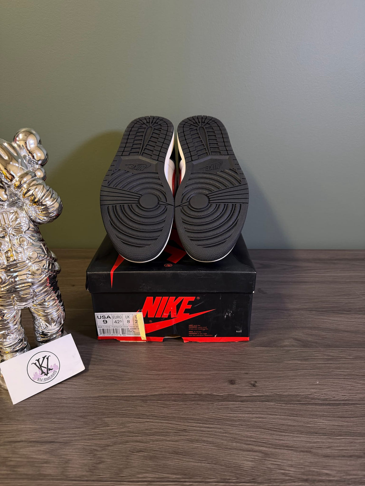Jordan 1 Retro High Black Gym Red