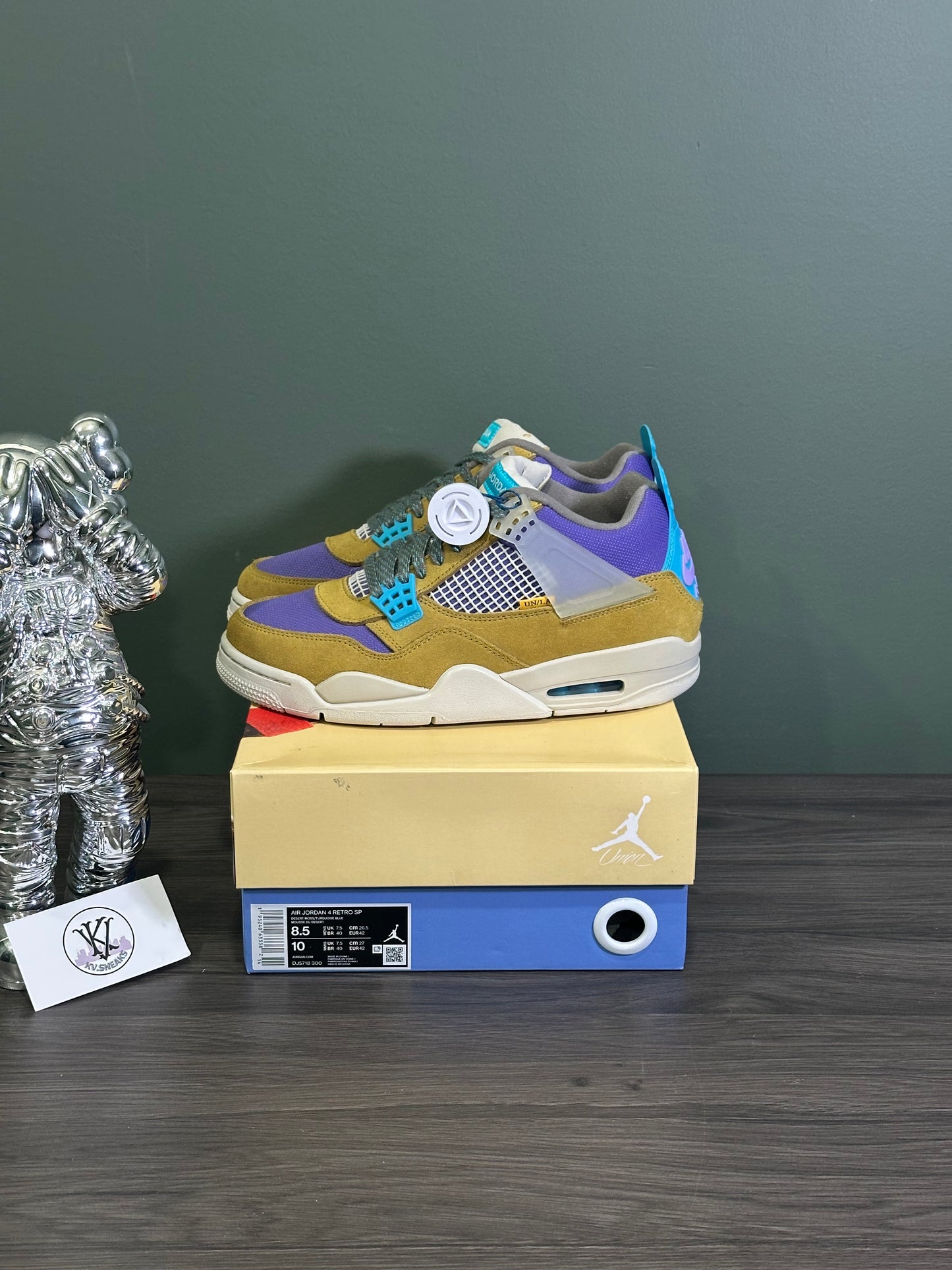 Jordan 4 Union Desert Moss