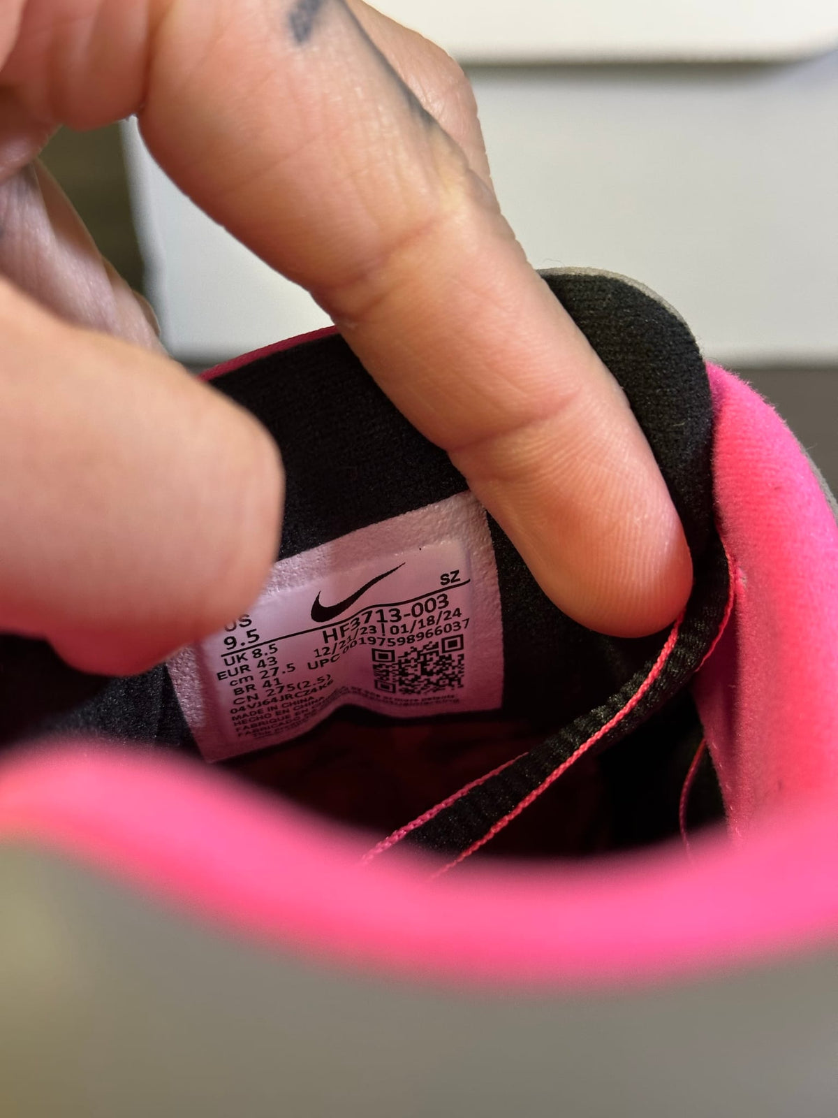 Nike Air Max 1 SP HUF Pink Pow