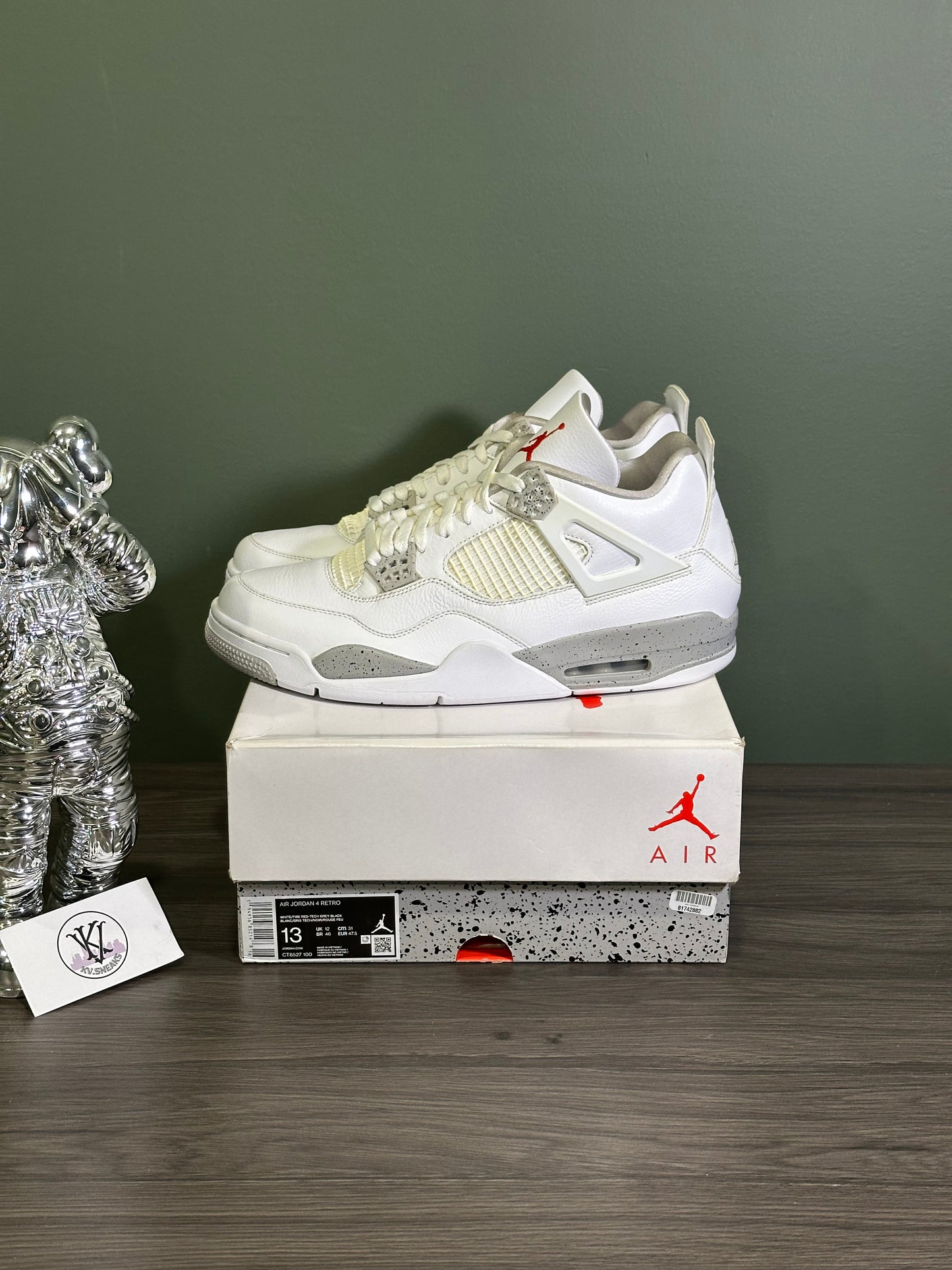 Jordan 4 White Oreo