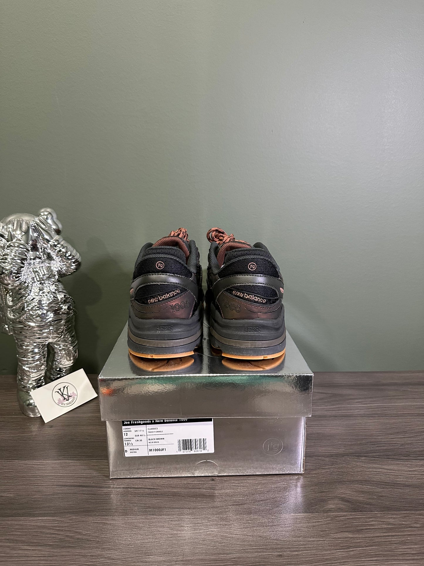 New Balance 1000 Joe Freshgoods When Things Were Pure Black Ice