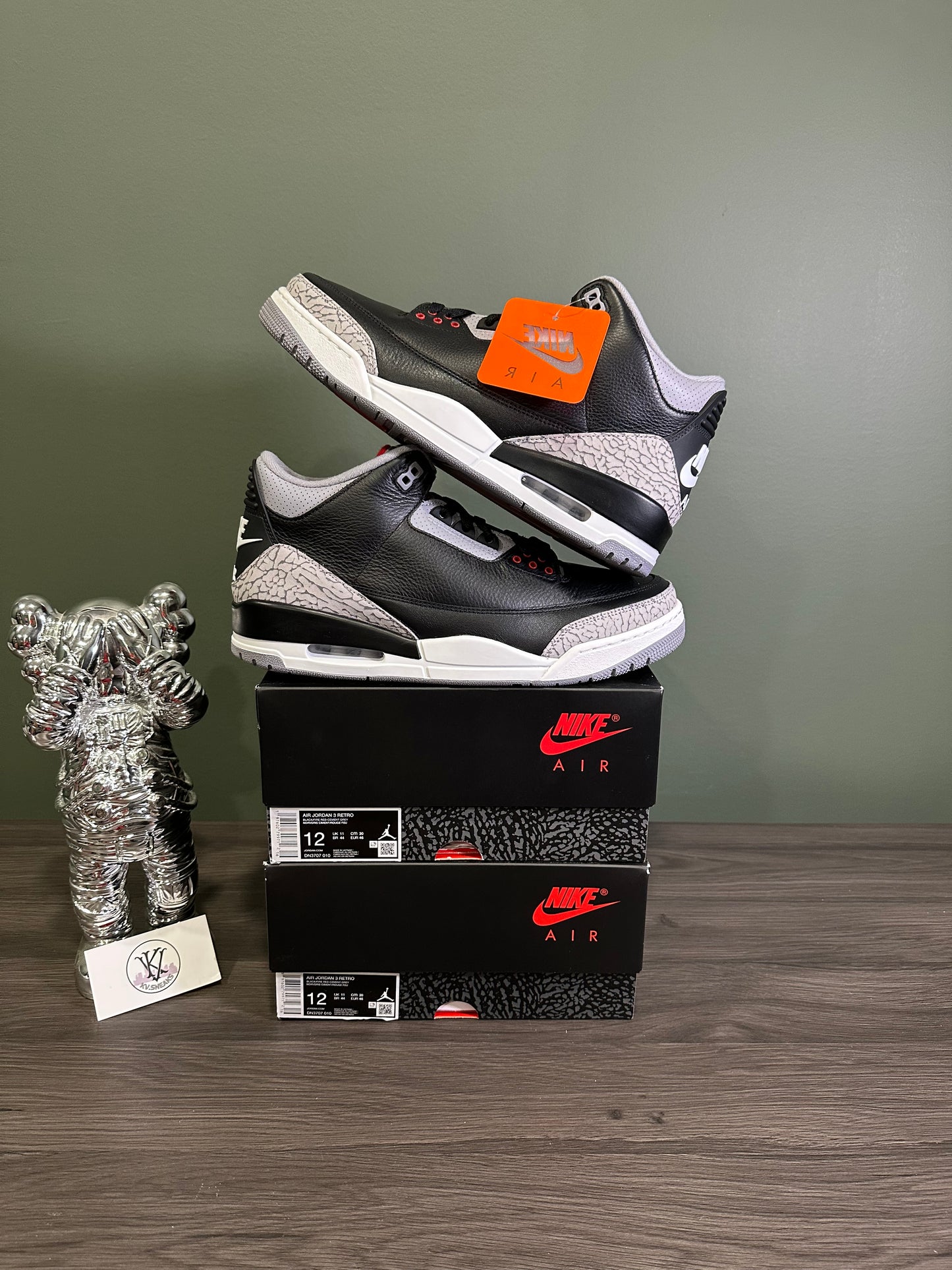 Jordan 3 Black Cement 2024