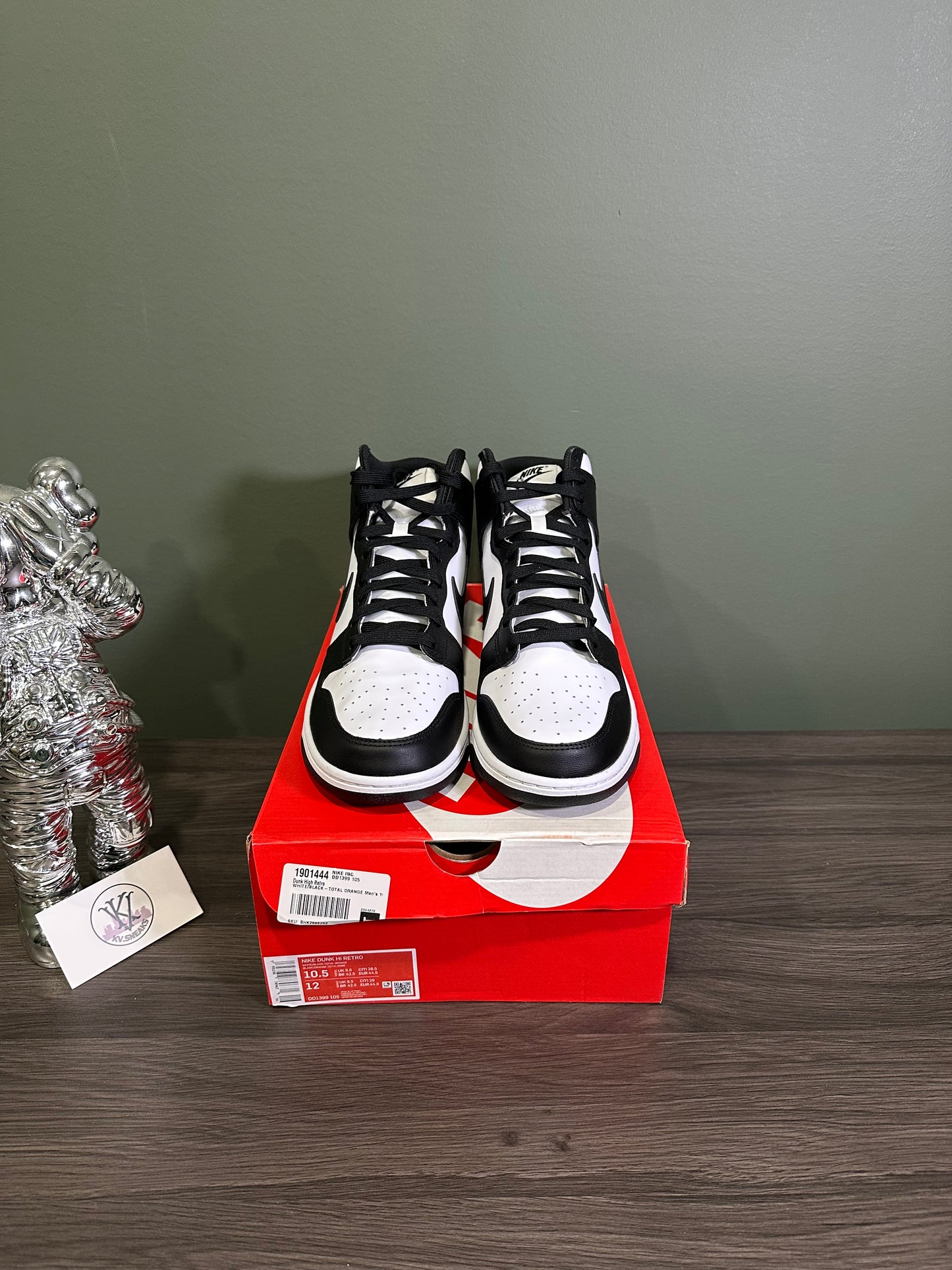 Dunk High Panda Black White