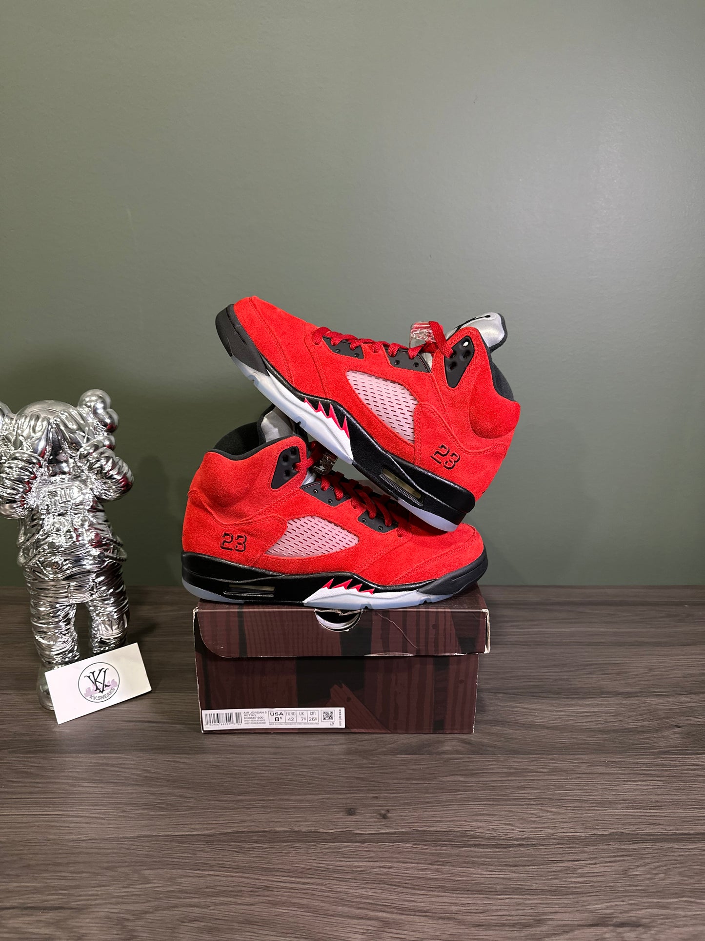 Jordan 5 Raging Bull Red