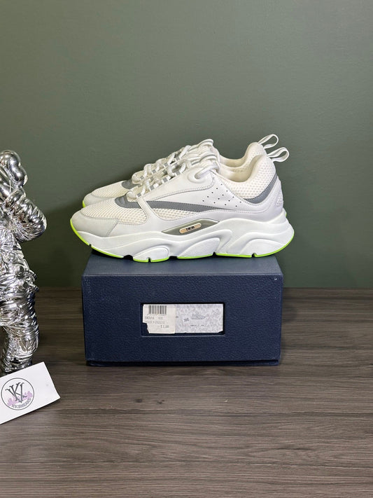 DIOR B22 WHITE SILVER FLUO GREEN